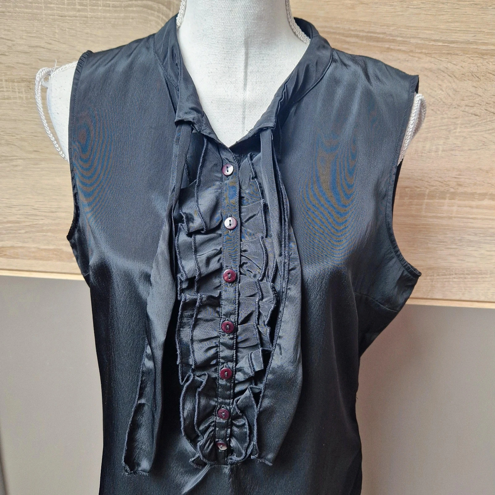 Blusa efecto satinado – photo 2